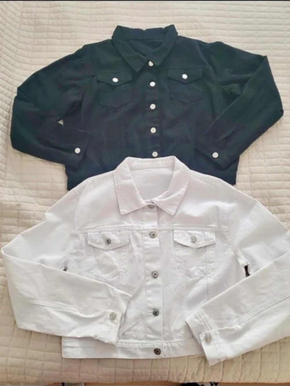 Women's Black & White Jacket Set Like New. 2 Pcs 1 Order